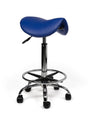 Zadelkruk Hoog Blauw met Voetring
