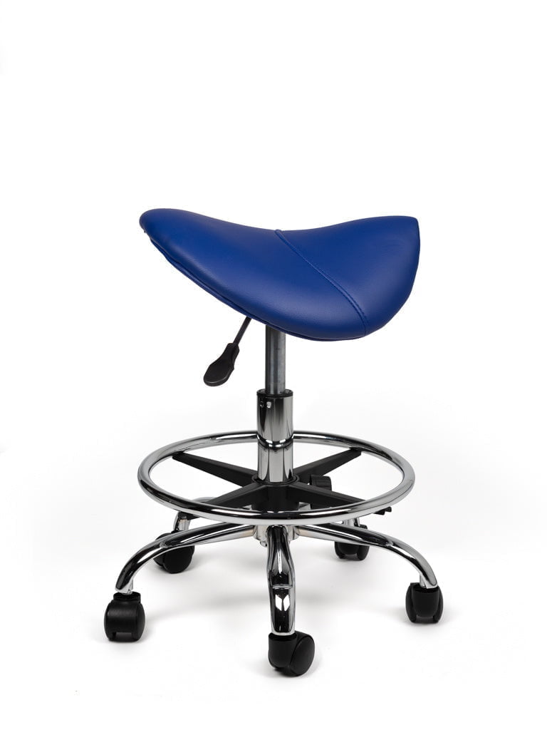 Zadelkruk Blauw Laag met Voetring