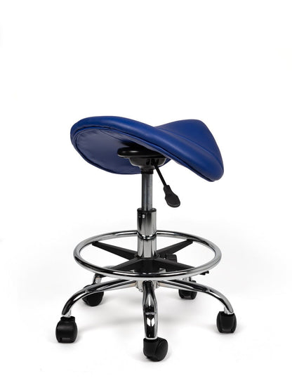 Zadelkruk Blauw Laag met Voetring