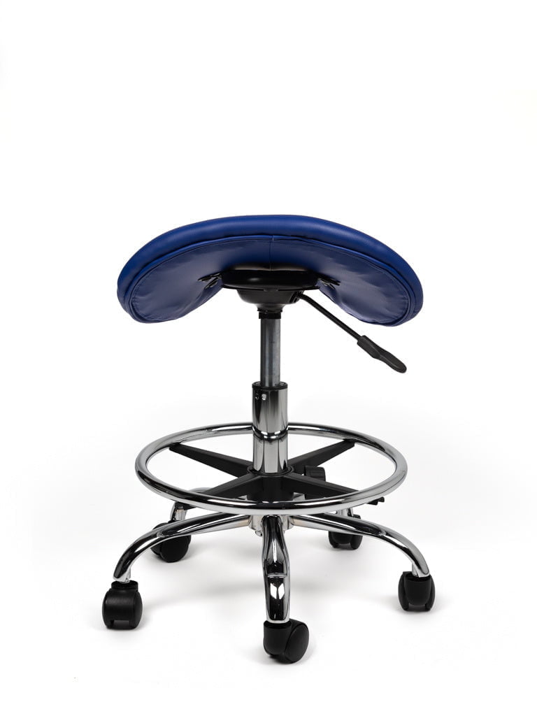 Zadelkruk Blauw Laag met Voetring