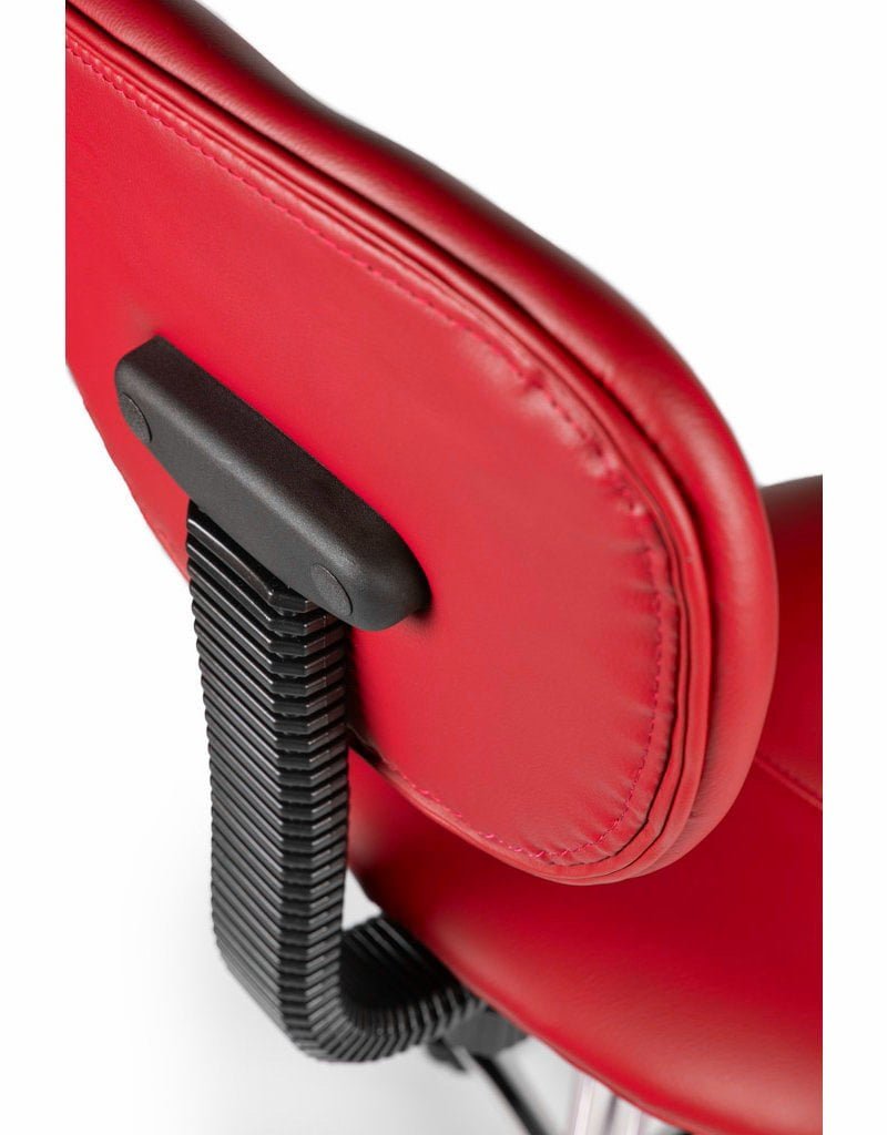 Zadelkruk Rugleuning Hoog Rood